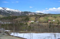 Brubakken med Løfallfjell