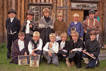 Skuleelever 1980-tallet
