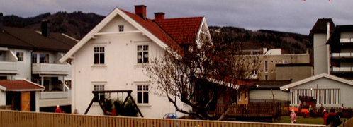 Tunet barnehage fra utsiden.