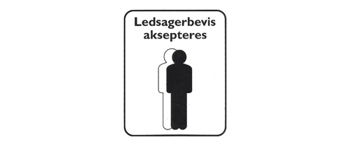 Logo for ledsagerbevis. Logo for ledsagerbevis.