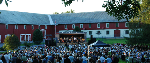 Konsert på Hoel gård i Ringsaker. Konsert på Hoel gård i Ringsaker.