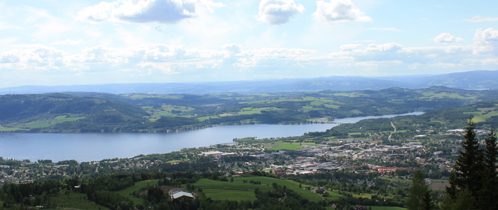 View of Lake Mjøsa