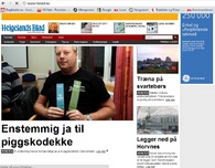 Faksimile av Helgelands Blad Faksimile av Helgelands Blad