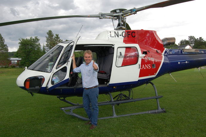 Dag Erik Pedersen i helikopteret_1024x681
