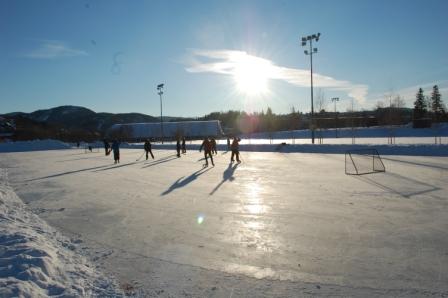 Skøytebanen på Kippermoen Skøytebanen på Kippermoen