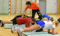 Ungdom har basistrening med Sigurd Pettersen. Ungdom har basistrening med Sigurd Pettersen.