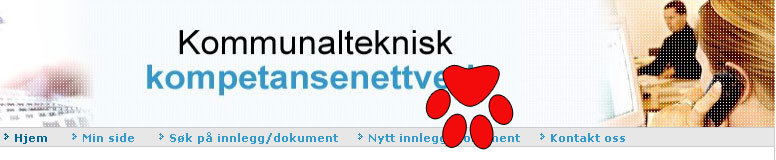 Trykk på 'Nytt innlegg / dokument'