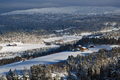 Tifjellet, Løsetgrenda og Langlia i Rindal. Foto: Harald Egil Folden