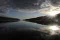 Surnadalsfjorden i vårleg solnedgang. (Trykk på bildet for større versjon) Foto: Bjørn Tore