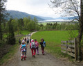 På tur i Øyagardslia. (Klikk på bildet for større versjon) Foto: Kjersti M. Brøske