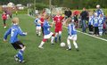 Surnadal og Rindals-Troll i SilregnCup i helga. Innsatsen er stor. Klikk for større bilde. Foto: Lars Magne