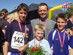 Ingvar Romunstad med sønnene f