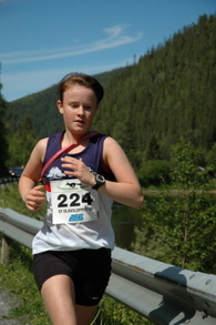 Ragnhild Løfald løp godt for tredjelaget.