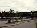 Det var mange biler utenfor Coop prix Rindal i 12-tiden i dag.