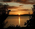 Solnedgang. Klikk for større bilde. Foto: Trond Moksnes