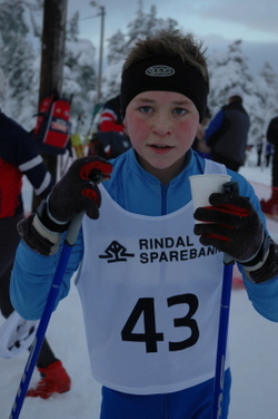 Olav Nergård Tørset, Rindals-Troll, nr 8 i klasse G 13 år.