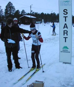 Jo Sverre Sande på start