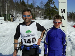 Ingvar Romundstad og sønn Lars