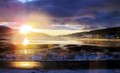 Fantastisk kveldsstemning ut over Surnadalsfjorden. Klikk for større bilde. Foto: Lars Gudmund Røen