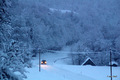 Blåtimen ein vinterdag! Foto: OleT