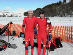 Lars og Gjermund etter sprinten