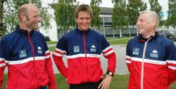 Bjørn Vonheim, Morten Svinsås og Alf Petter Bøe på Selbuløpet