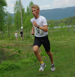 Ole Nicolaisen, Løkken IF, vinner av 3-km-løypa og G15-16