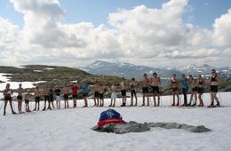 Alle deltakerne samlet på Urabreen