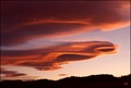 Flott himmel i dag tidlig! Foto: Anne S.