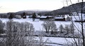 Fin vinter i Rindal - Aune fra nordsida. Foto: Willy