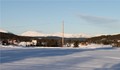 Ei låg januarsol innover Eidet med Hjelmen, Hjelmkånnå, Saufjellet (også kalla Raufjellet) og Bøverdalsfjell i bakgrunnen. Foto: Lars Gudmund Røen
