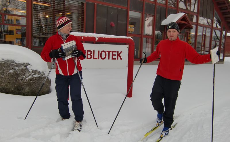 Mette Westgaard og Trond Klaape-Aasdal trener til poetisk skitur
