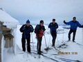 Gutta på tur. Per, Nils, Helge og Oddvar på Skåkleiva