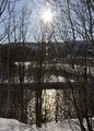 Utrolig fint når sola går over Børsetliene. Stille før stormen kanskje... Foto: Willy