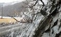 Det verste regnet ser nå ut til å være over, men det renner og sildrer over alt og snøsmeltinga fortsetter i mildværet. Foto: Willy