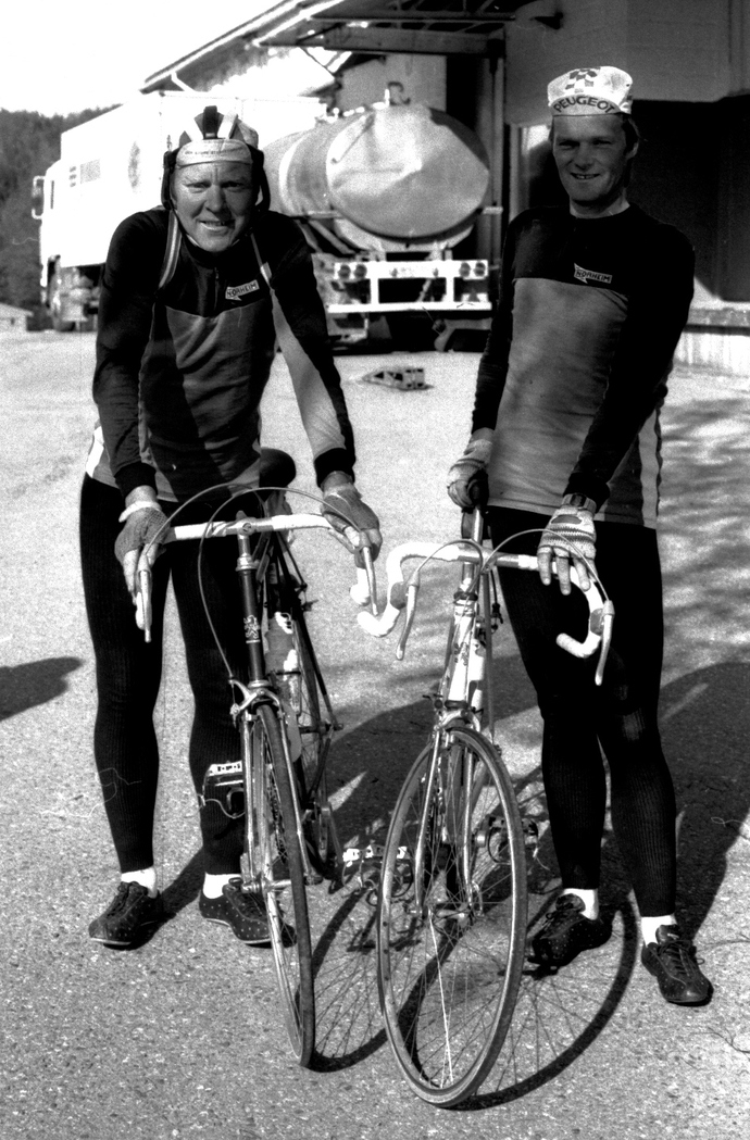 Syklister rindal 2 Per og Arnfinn