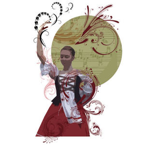 illustrasjon til Czardas av Monica Westvold