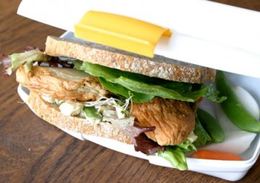 Sandwich med fiskekake