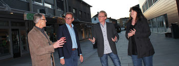 Hermod Østberg, Tor Rullestad, Stein Garmanslund og Rita Lindberget.
