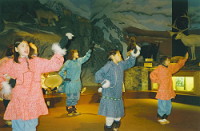 Inuits in Alaska dancing