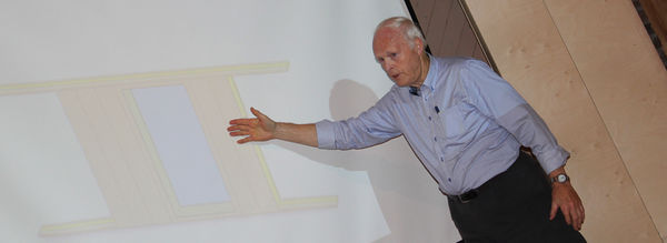 Per Knut Mølstad presenterte MjøsElementer. Per Knut Mølstad presenterte MjøsElementer.