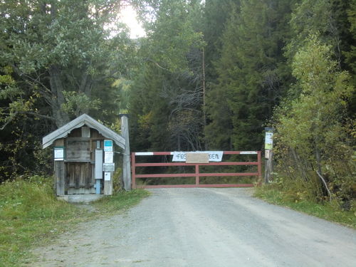 Bommen til Fossdalsvegen