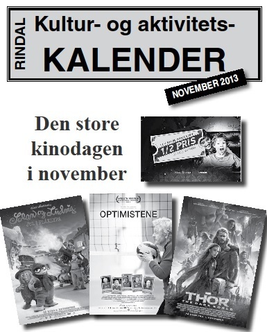 Forside kulturkalenderen nov 2013