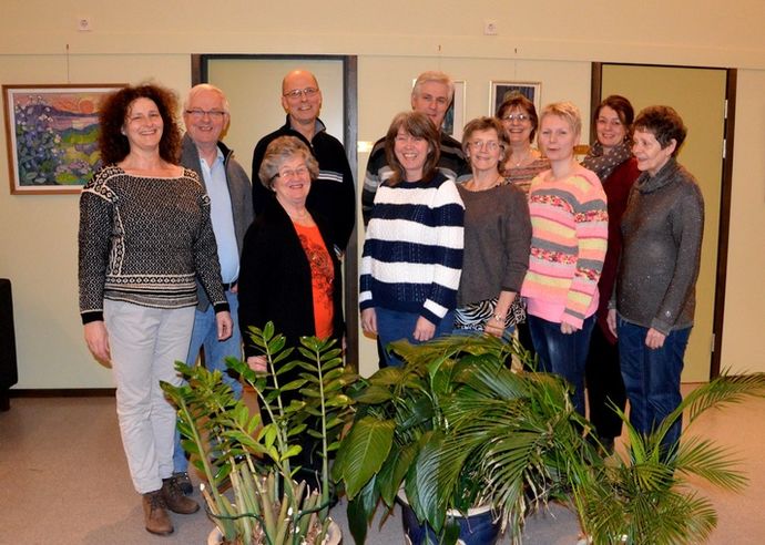 Borghild Talgø, John Moe, May E. Holten, Einar Husby, Ann Magret Botten, Øystein Moe, Kari Sæther, Randi Bøe, Liv M. Polden, Nora Bøe og Inger Garthe.