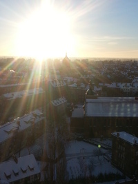 Sunrise,Christmas,Gdansk,Poland