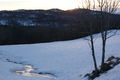 Sola tek tidleg kveld no i januar. Foto: Anne S.