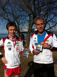 Terje Olsen og Jon Eriksen med hvert sitt KM-gull.