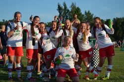 Så glad blir en etter 3-1 seier over Odda FK, og A-sluttspillet er sikret i Norway cup 2014.
