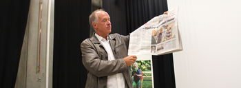 Næringsjournalist i Hamar Arbeiderblad, Frank Brandsås.
