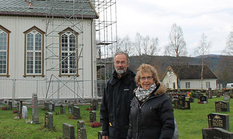 Johan Helgetun og Kjellaug Foseide ingr